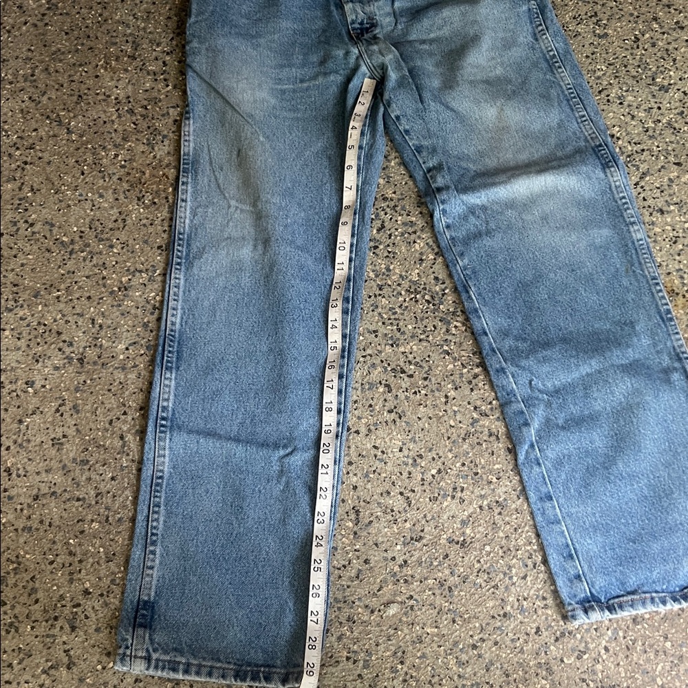 Rustler Blue Straight Leg Jeans Classic Style - Picture 6 of 6
